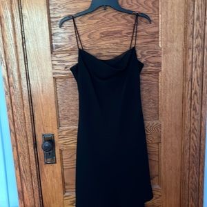 Ann Taylor black silk dress